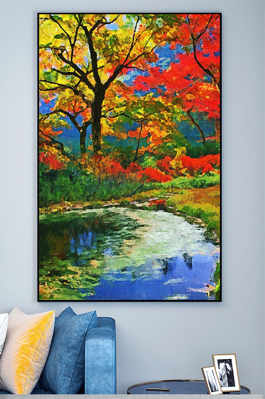 油画风景画壁画装饰画