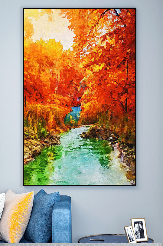 风景油画壁画装饰画