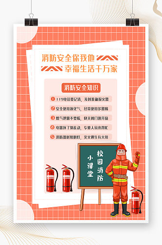 消防安全知识宣传海报