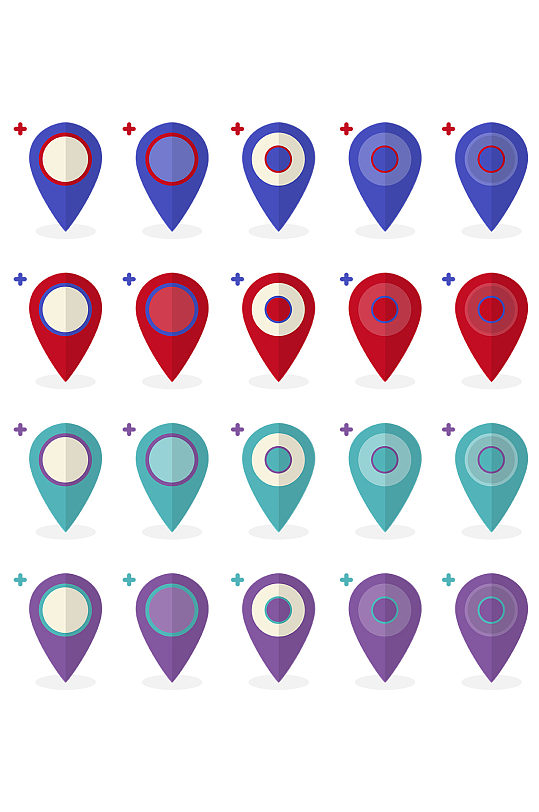 地图坐标素材png