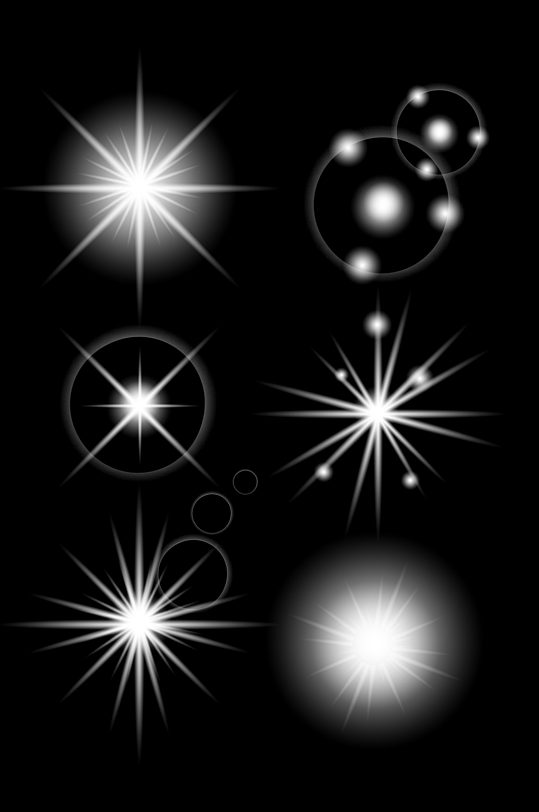 常用海报光效素材png