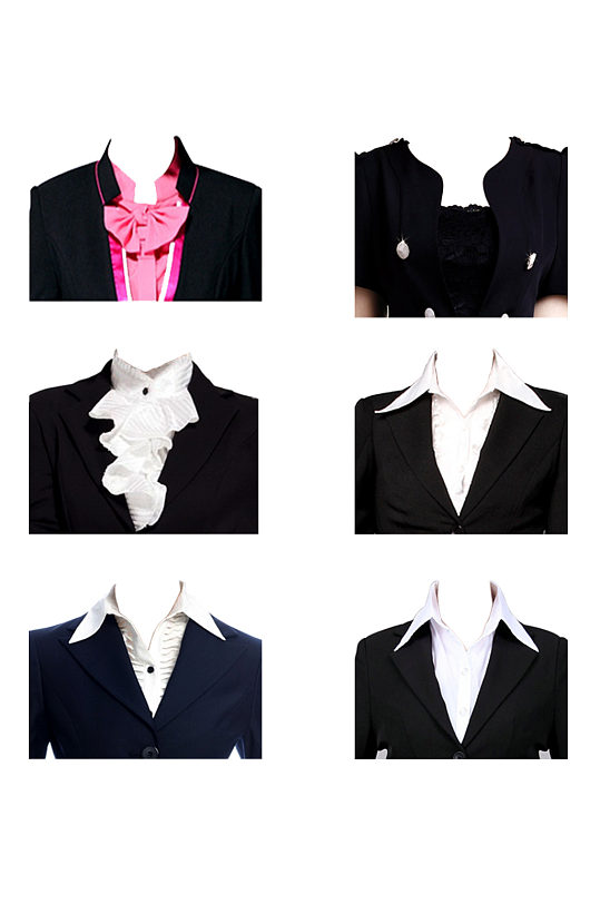 女士证件照服装png