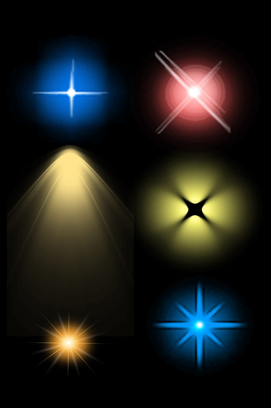 免抠灯光贴图素材-众图网