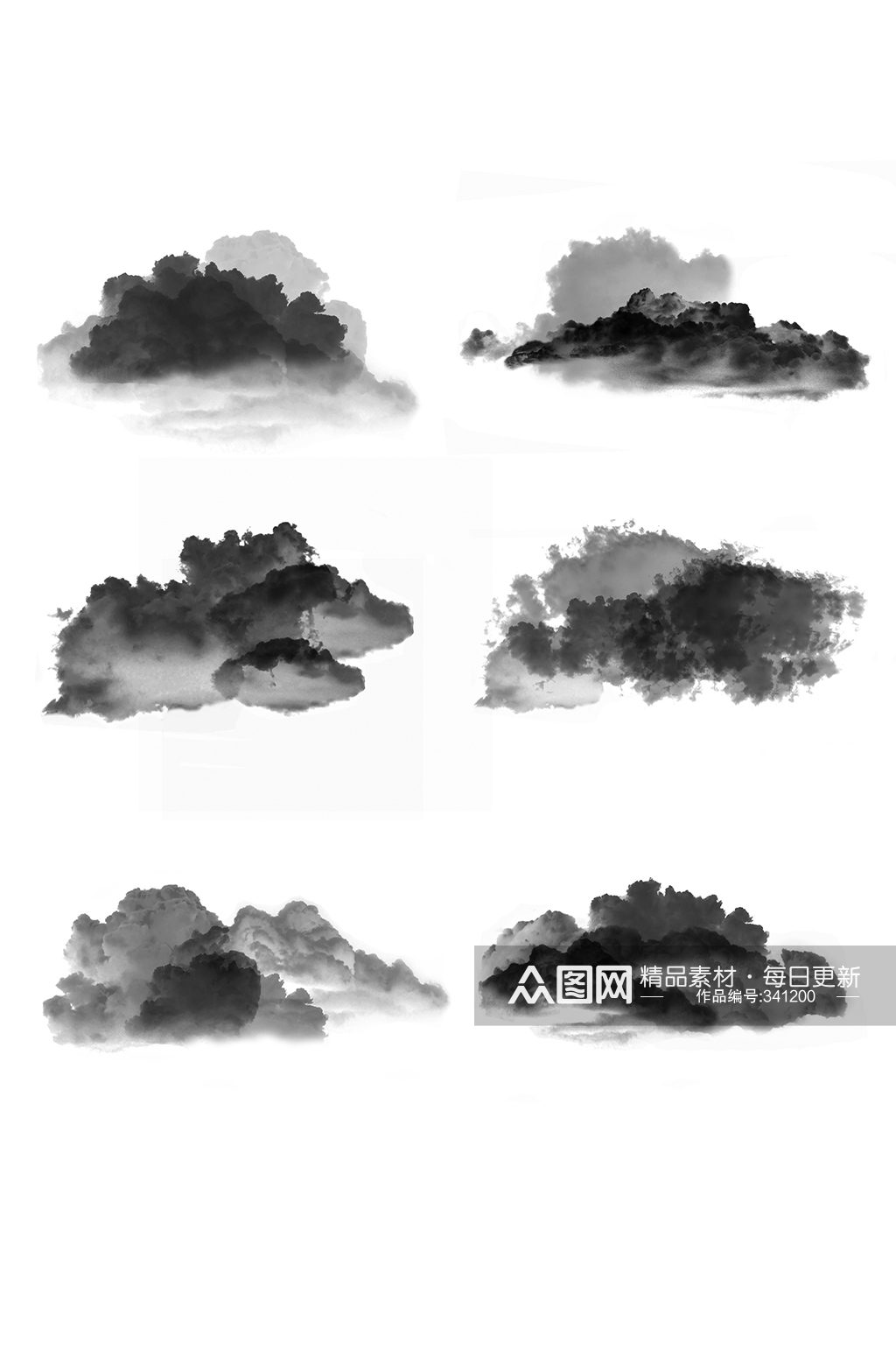 简约中国风黑色水墨云素材模板下载 编号3410 众图网 简约中国风黑色水墨云素材模板下载 编号3410 众图网