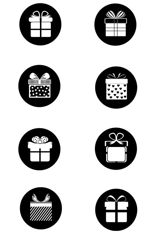 礼物图标矢量免抠