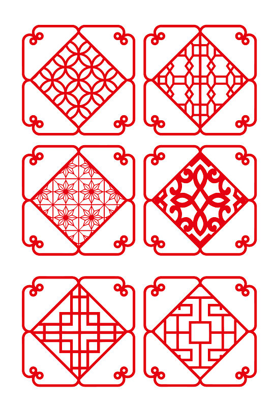 花窗花格各类镂空花型