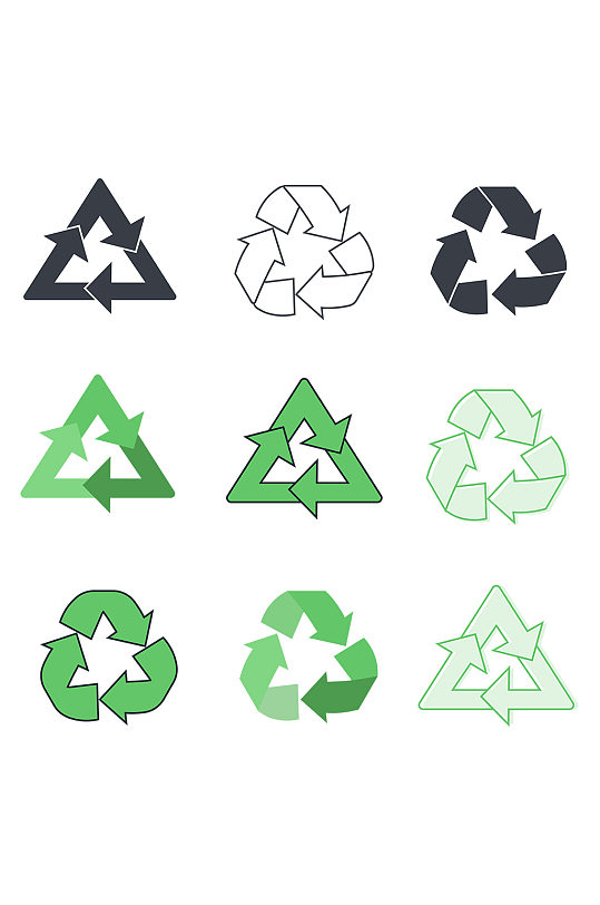 循环标志图片素材免抠-众图网