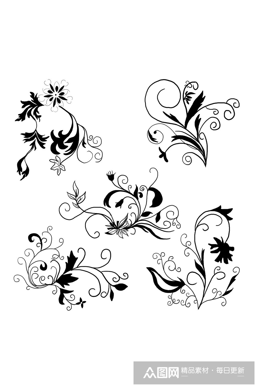 装饰花纹边框素材免抠