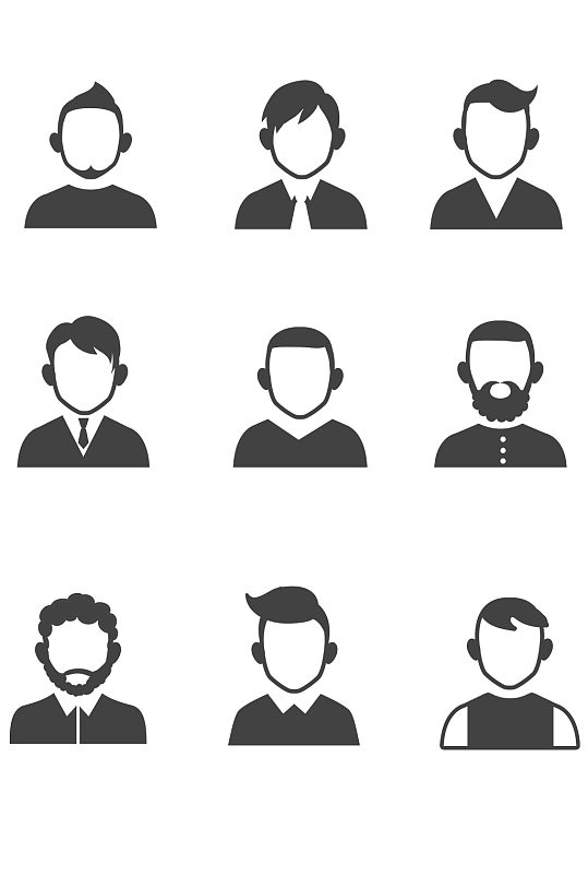 商务人士图标矢量素材