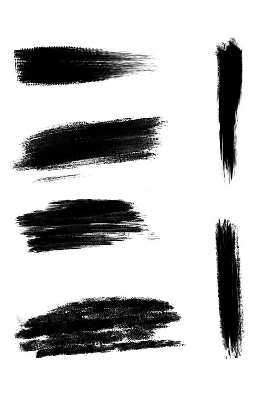 免扣墨迹笔刷素材立即下载毛笔笔触书法笔画水墨免抠立即下载毛笔笔