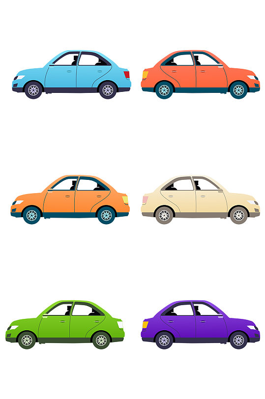 橙色车卡通车图片 橙色车卡通车素材下载 众图网