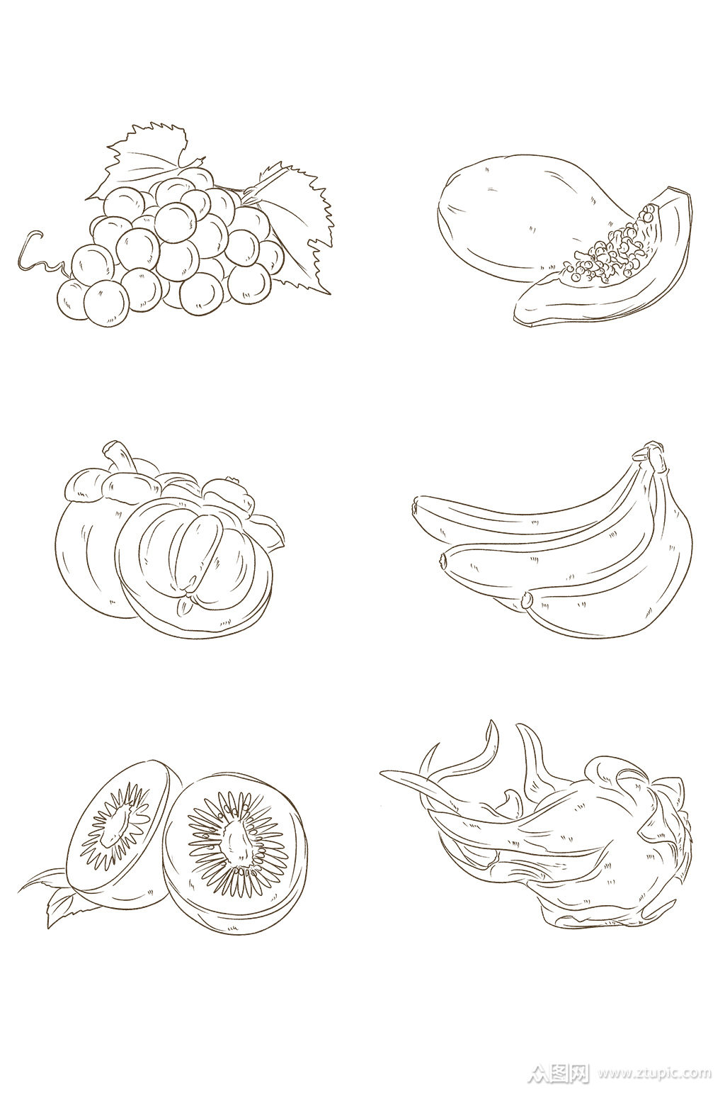 水果插画素材免费下载,本作品是由九命嘿猫上传的原创免抠元素素材