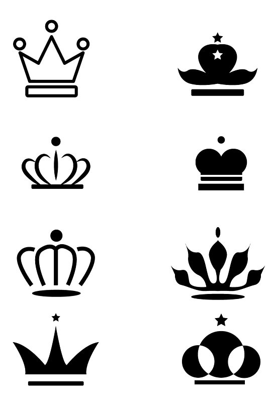 王冠图标皇冠素材-众图网