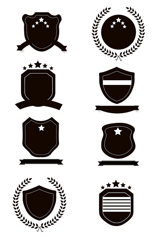 盾牌盾形状免抠素材