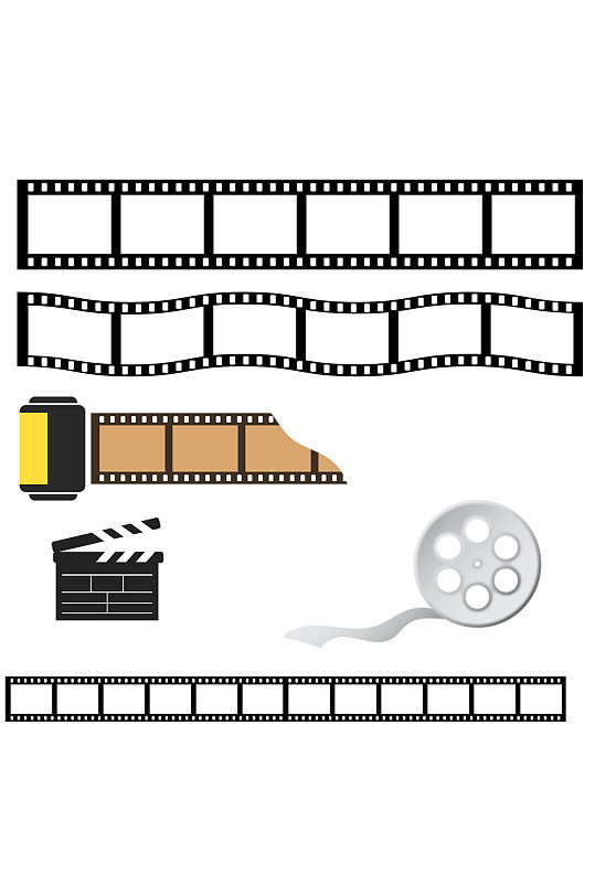 电影胶片胶卷图片免抠矢量素材-众图网