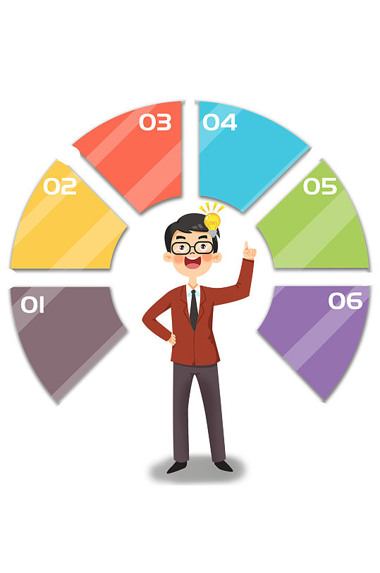 人物创意信息图表