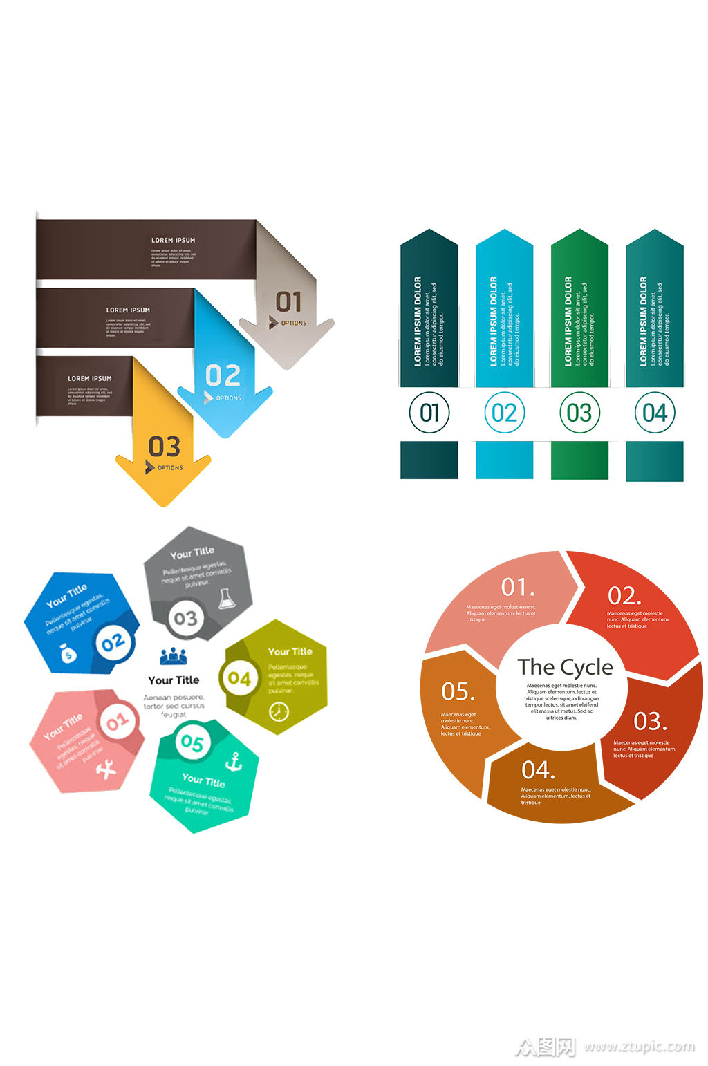 商业信息图形设计矢量素材