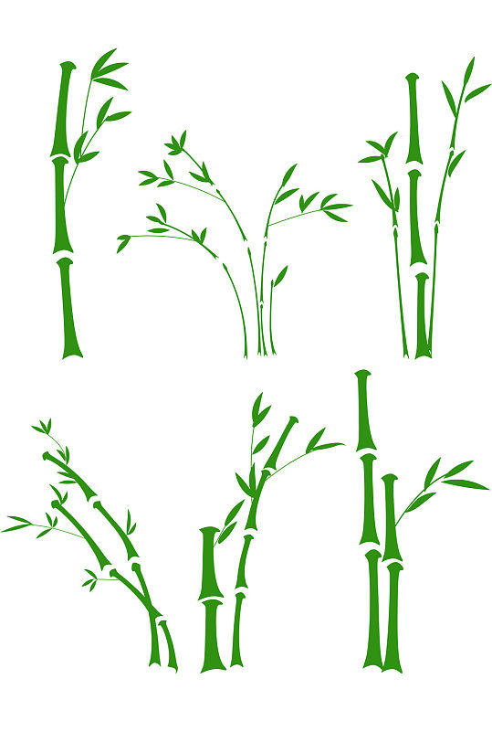 盛夏端午竹林竹子免抠元素