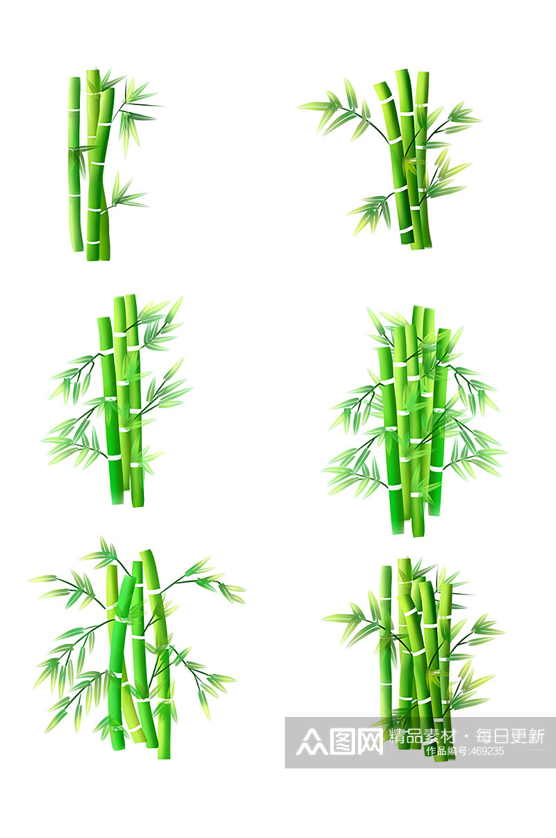 绿色竹子图片植物免抠素材