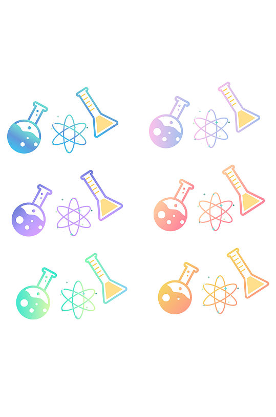 化学元素矢量图标免抠 化学元素