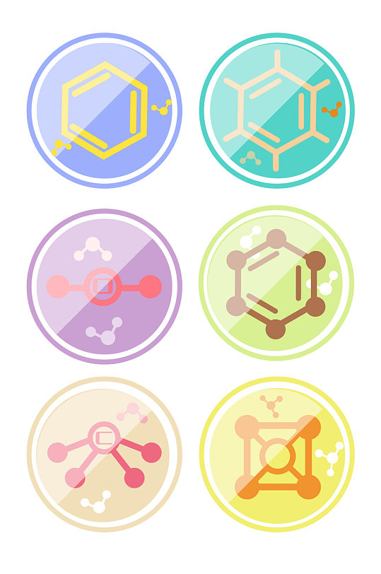 分子式原子图标免抠