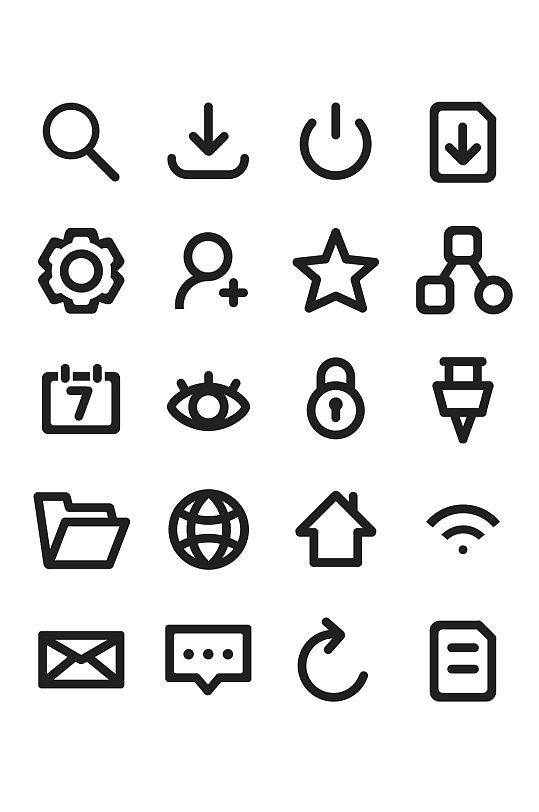 网页图标图片免扣-众图网