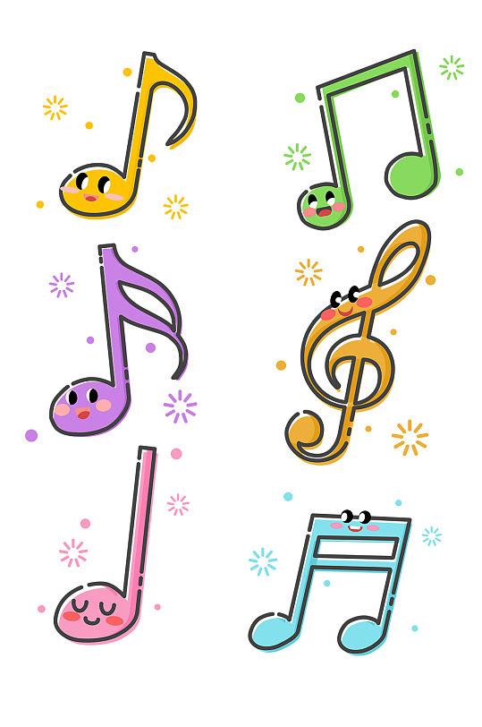 音符线条图片 音符线条素材下载 众图网