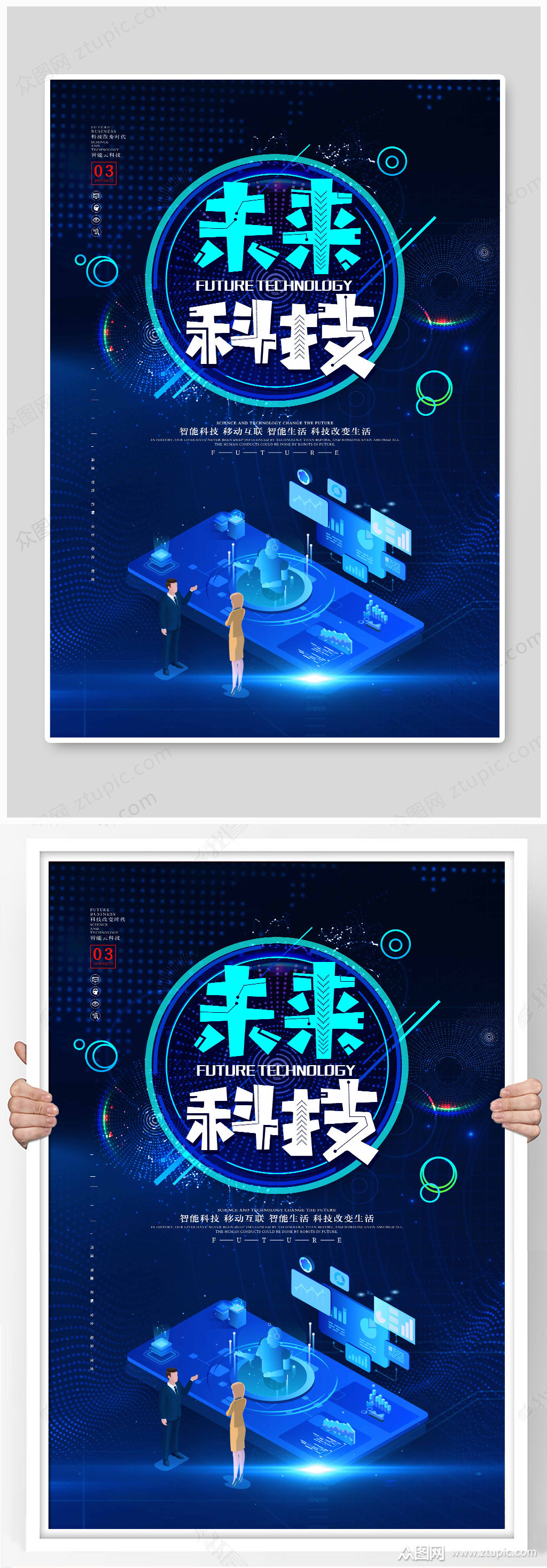 未来科技现代海报