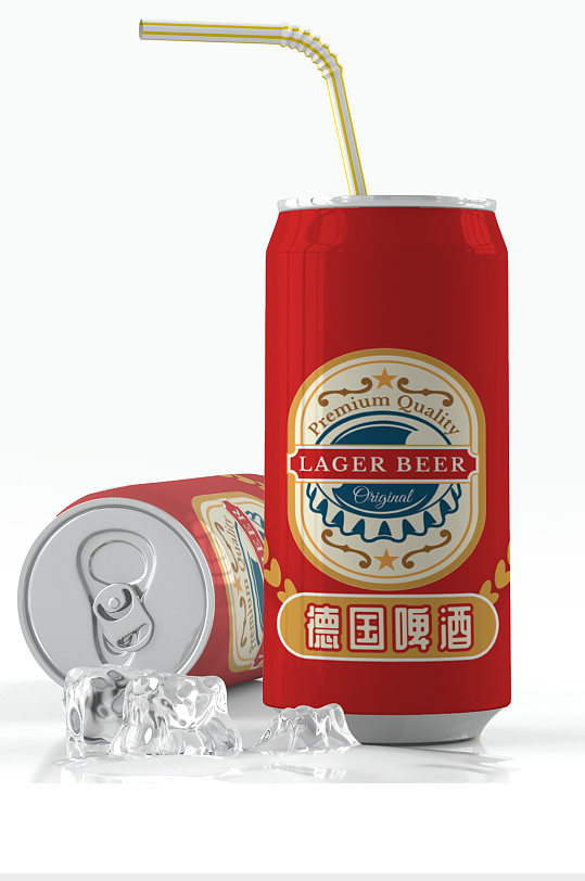 德国啤酒饮品瓶贴