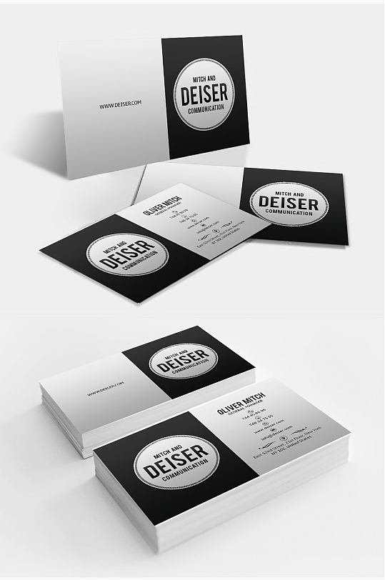 时尚创意潮流私人名片