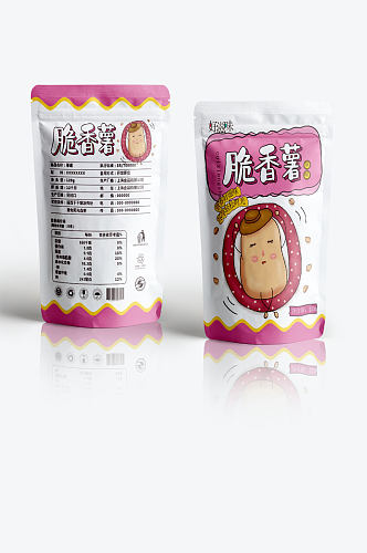 脆香番薯片包装设计零食包装