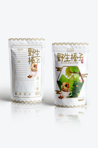 野生榛子坚果包装设计零食包装