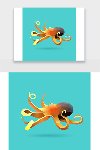 水母海洋生物插画设计