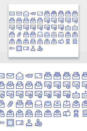 短信邮件箱图标设计