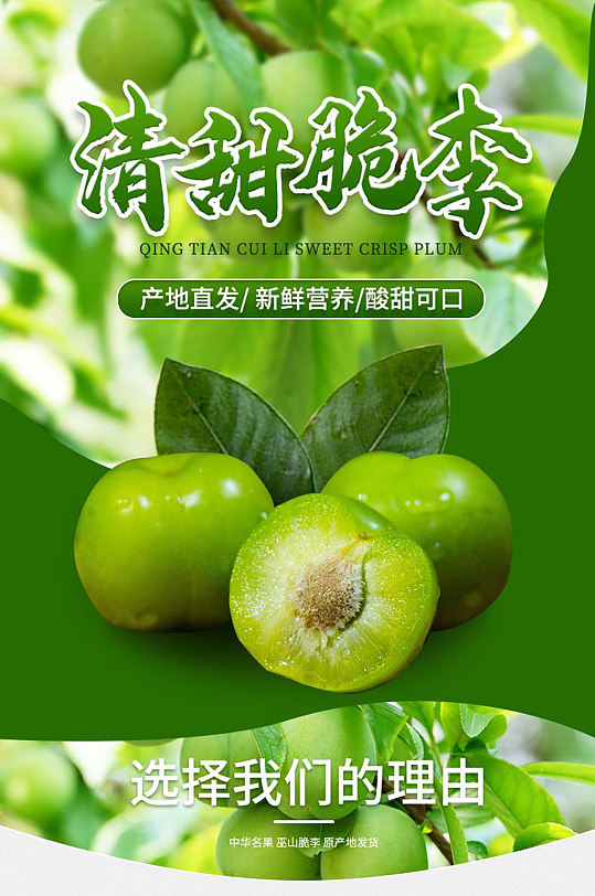 清甜脆李淘宝首页套装