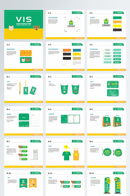 导视系统宠物医院vi手册