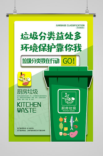 垃圾分类益处多保护环境环保宣传海报