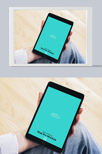手拿ipad展示样机