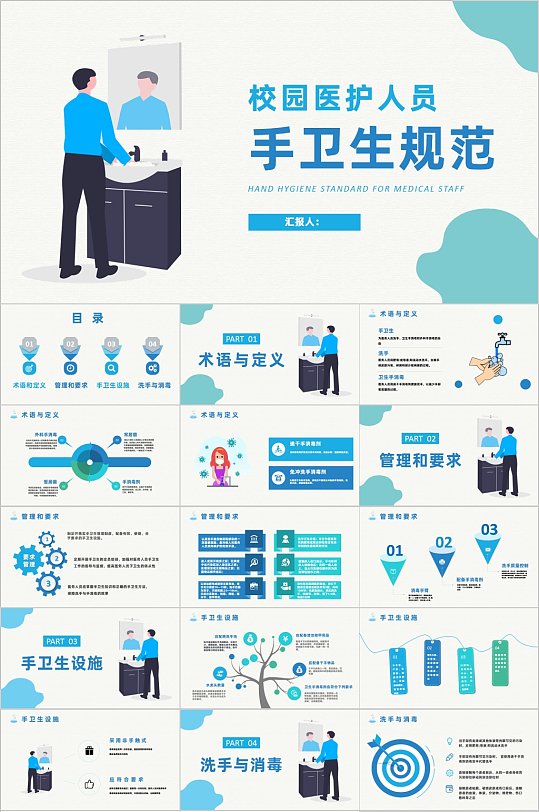 校园医护人员手卫生规范ppt