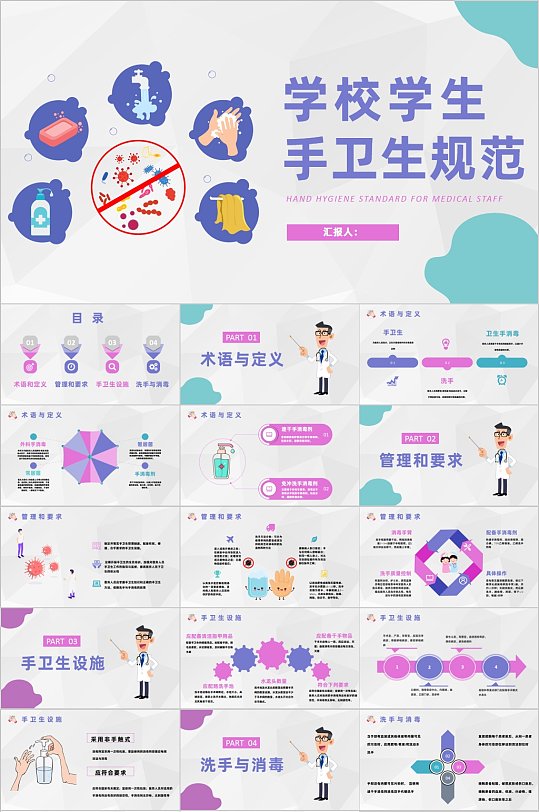 学校学生手卫生规范ppt