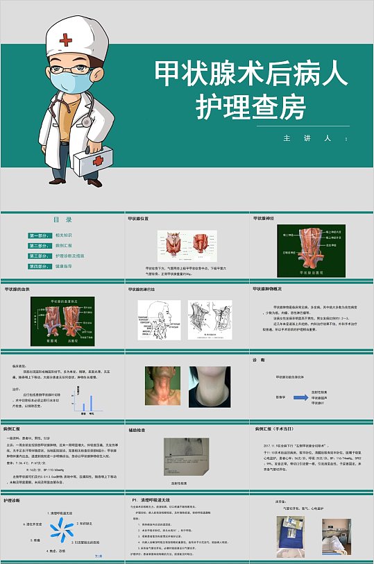 甲狀腺術(shù)后病人護理查房PPT