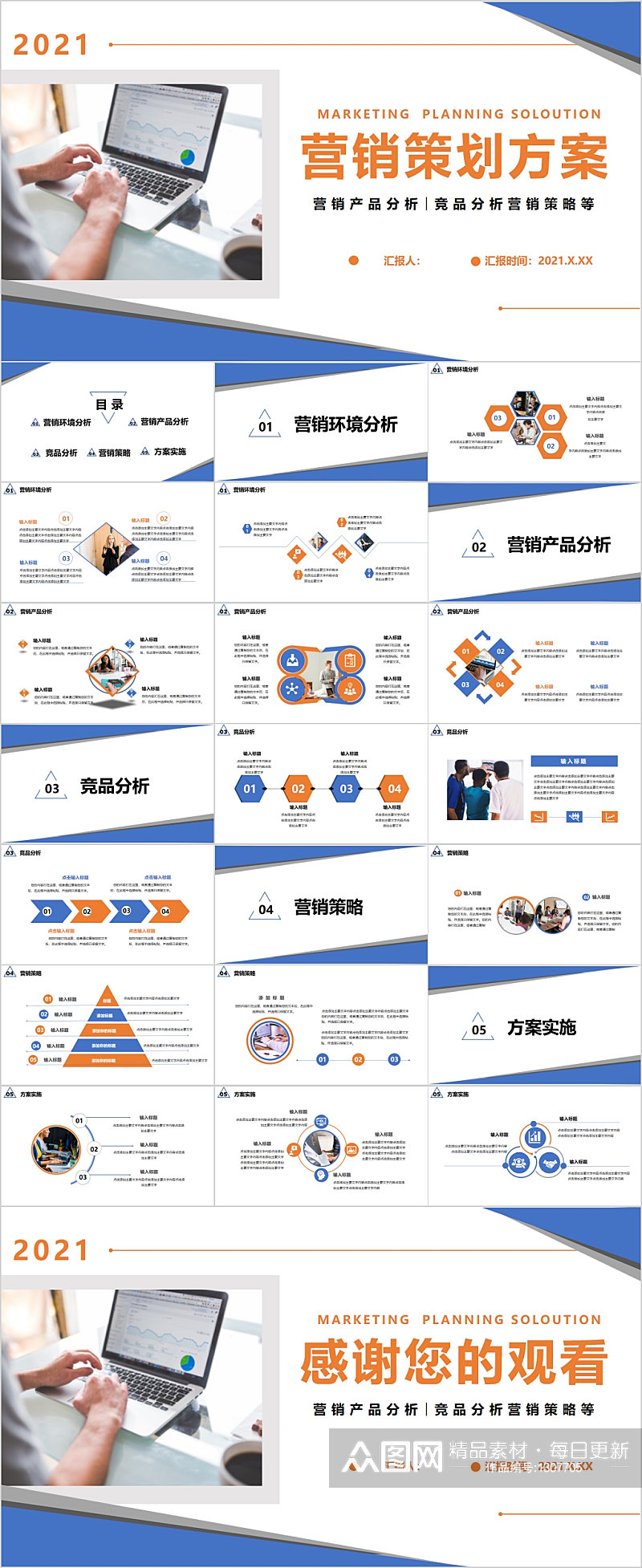 企业营销策划方案PPT素材