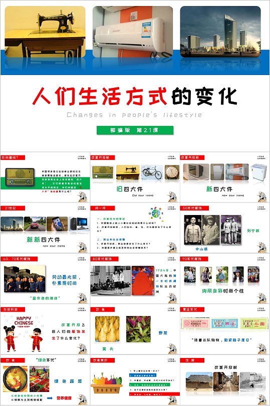 人们生活方式的变化历史ppt