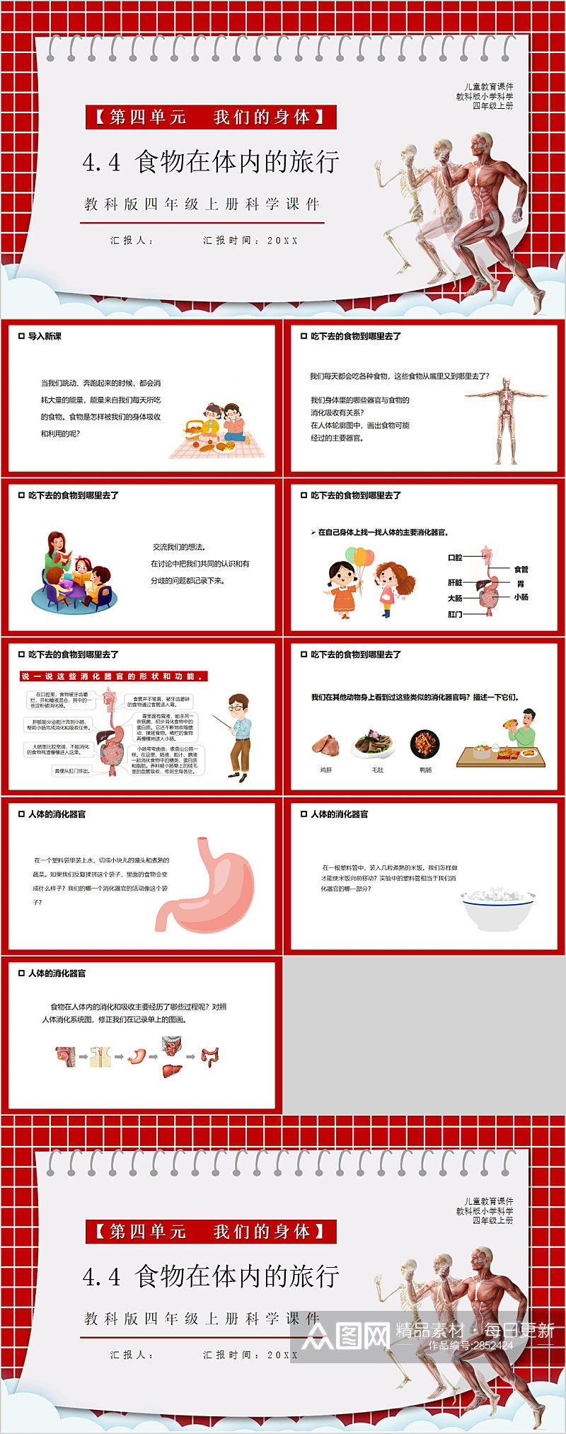 身体在体内的旅行科学课件PPT素材