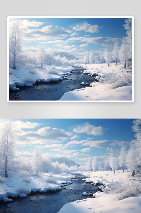 冬天冬季自然风景图片