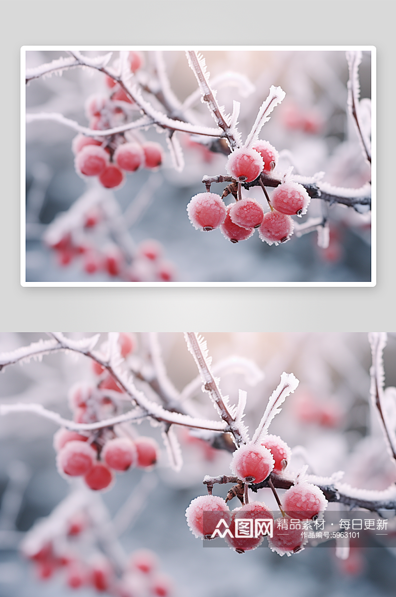 下雪风景冬天图片素材