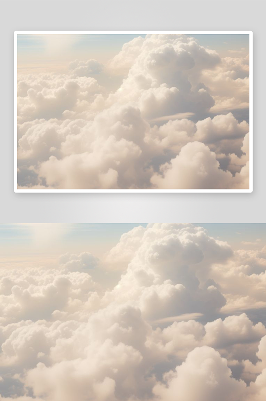 AI数字艺术云朵背景素材图片