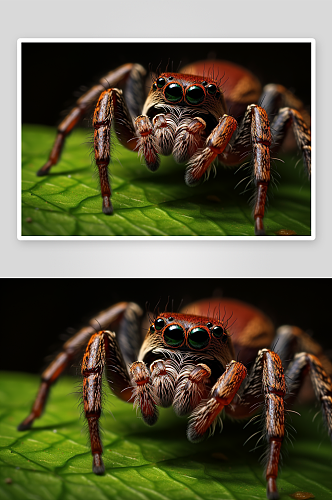 AI数字艺术蜘蛛元素素材图片