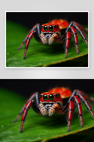 AI数字艺术蜘蛛元素素材图片