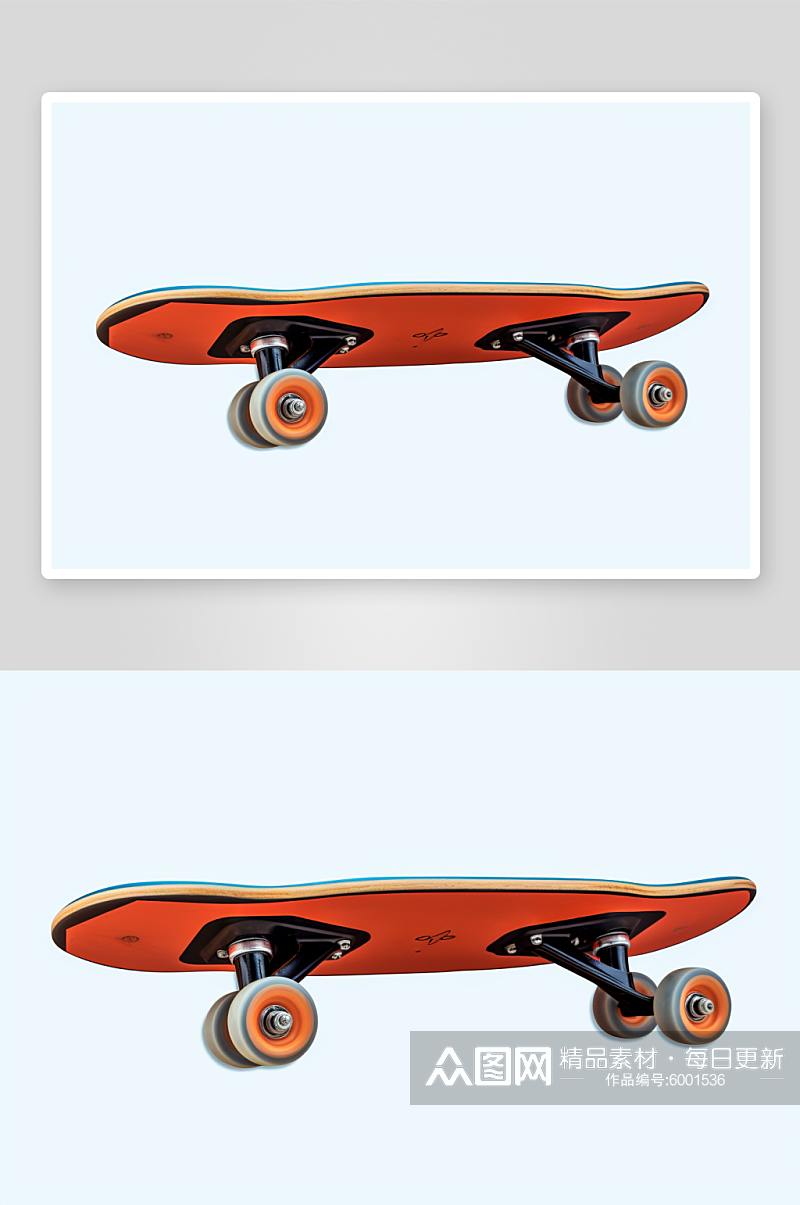 AI插图数字艺术滑板车素材图片素材
